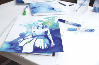 KREUL Aqua Marqueur peinture SOLO Goya, Set 6er