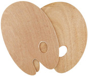 KREUL gamme mélange de couleurs SOLO Goya, bois, ovale, 250 x 300 mm KREUL gamme mélange de couleurs SOLO Goya, bois, ovale, 250 x 300 mm