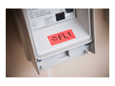 Brother TZE-451 ruban laminé P-Touch 24mm 8M Noir sur Rouge