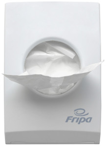 Fripa Distributeur de sachets hygiéniques, plastique, blanc