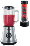SEVERIN Mixeur multifonction + Smoothie Mix & Go SM 3737,