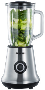 SEVERIN Blender SM 3734, 500 watts, en acier inoxydable / noir