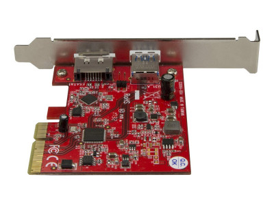 Startech : 2 PORT USB 3.1 (10GBPS) + ESATA PCIE CARD-1X USB-A et 1X ESATA