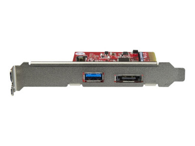 Startech : 2 PORT USB 3.1 (10GBPS) + ESATA PCIE CARD-1X USB-A et 1X ESATA