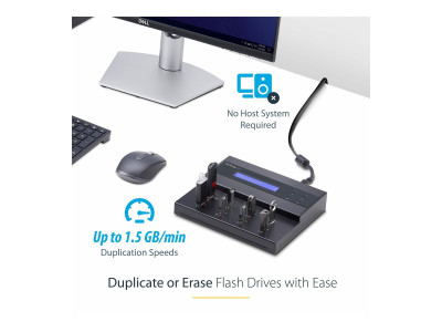 Startech : 1:7 STANDALONE USB DUPLICATOR / ERASER -FLASH DRIVES
