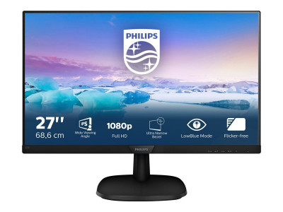 Philips : 27IN IPS 1920X1080 16:9 5MS 273V7QJAB/00 10000000:1 HDMI VGA