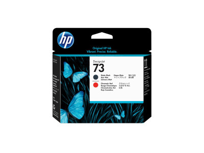HP : HP 73 MATTE BLACK / CHROMATIC RED PRINTHEAD