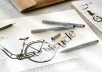 Faber-Castell revêtement de pigment ECCO PIGMENT, noir, 4 Case Faber-Castell revêtement de pigment ECCO PIGMENT, noir, 4 Case