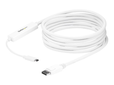 Startech : 3M / 10FT USB C TO DISPLAYPORT cable - 4K 60HZ - WHITE