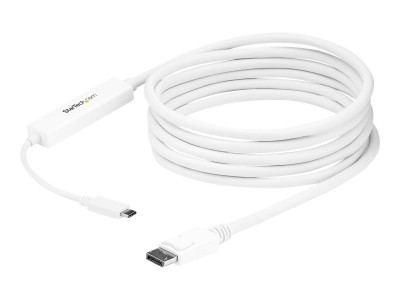 Startech : 3M / 10FT USB C TO DISPLAYPORT cable - 4K 60HZ - WHITE