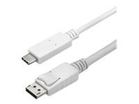 Startech : 3M / 10FT USB C TO DISPLAYPORT cable - 4K 60HZ - WHITE