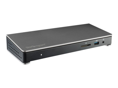Startech : DUAL 4K THUNDERBOLT 3 DOCK avec SD SLOT 6 USB 3.0 PORTS 85W PD