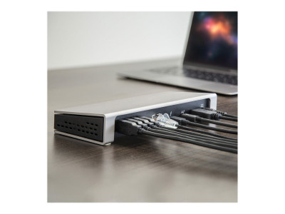 Startech : DUAL 4K THUNDERBOLT 3 DOCK avec SD SLOT 6 USB 3.0 PORTS 85W PD