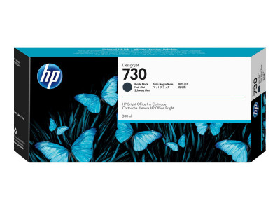 HP : HP 730 300-ML MATTE BLACK Cartouche encre