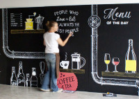 Peinture pour tableau noir Securit, noire, 2,5 litres