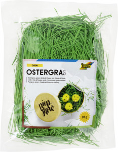 folia Decorationgras / herbe de Pâques, 30 g, vert