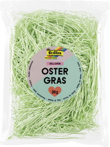 folia Decorationgras / herbe de Pâques, 30 g, vert