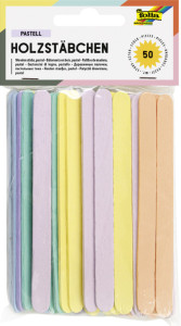 folia bâton en bois, longueur: 114 mm, couleurs assorties