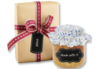 panneau Folia étiquettes incl. stylo stéatite, noir panneau Folia étiquettes incl. stylo stéatite, noir