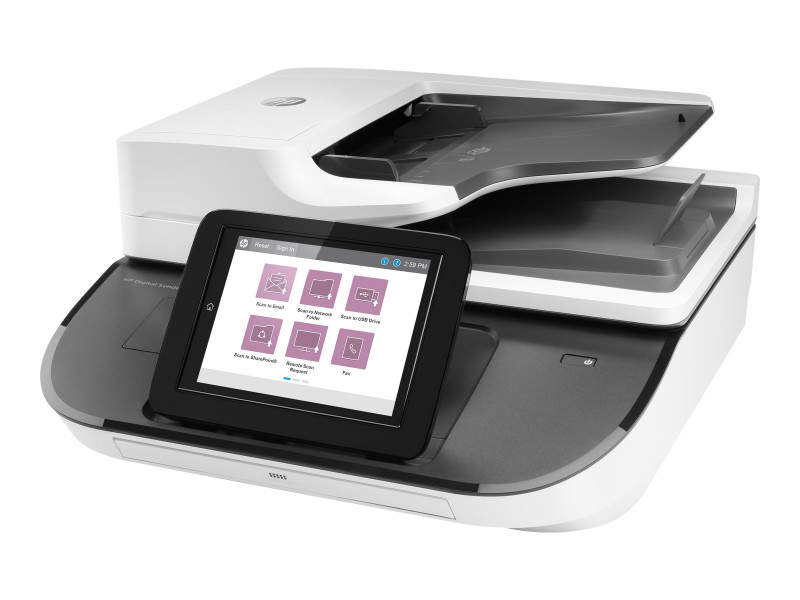 Scanner de documents HP ScanJet Pro N4600 fnw1 avec chargeur automatique de  documents recto verso