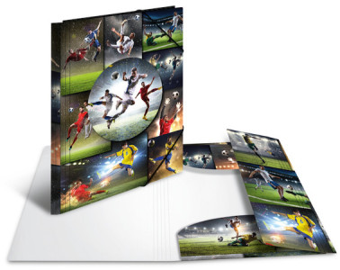 Chemise d'angle HERMA « Football », en PP, A3