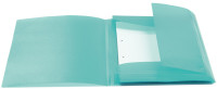 Chemise d'angle HERMA, PP, A4, translucide bleu clair