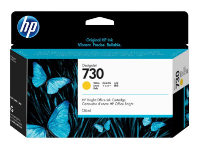 HP HP 730 130-ml Jaune cartouche encre