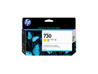 HP HP 730 130-ml Jaune cartouche encre