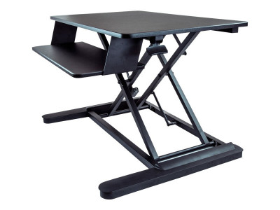 Startech : SIT STAND DESK CONVERTER - 35IN LARGE WORK SURFACE - ADJUSTABLE