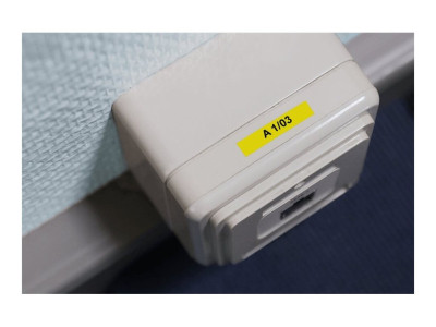 Brother TZE-611 ruban laminé P-Touch 6MM 8M Noir sur Jaune