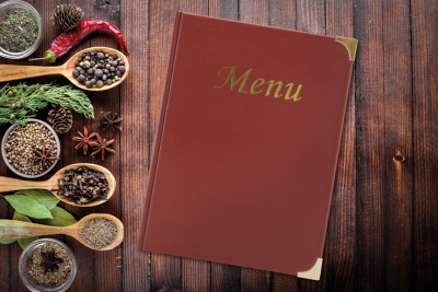 Portefeuille menus Securit boîte BASIC, A4, noir