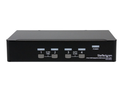 Startech : 4 PORT USB DISPLAYPORT KVM SWIT avec AUDIO