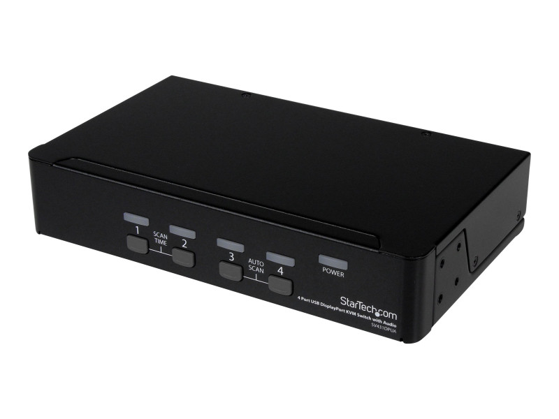 Startech : 4 PORT USB DISPLAYPORT KVM SWIT avec AUDIO