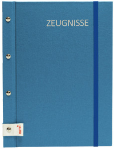 ROTH dossier de certificat Metallium avec des vis de livre, rose