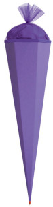 ROTH métier Schultüte avec obturateur, 850 mm, violet