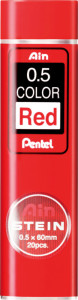 couleur crayon mécanique Pentel plomb AIN PIERRE, rouge