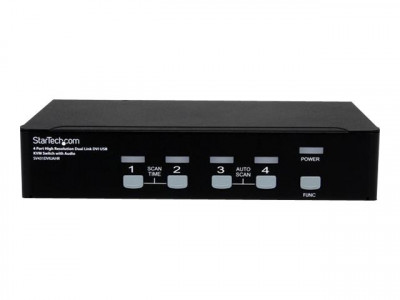 Startech : 4 PORT HIGH RES USB DVI DUAL LI KVM SWITCH avec AUDIO
