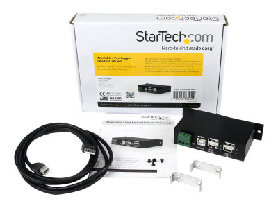 Startech : MOUNTABLE 4 PORT RUGGED INDUSTRIAL USB HUB