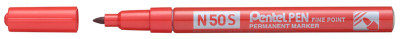Pentel marqueur permanent N50S, fine bout rond, noir