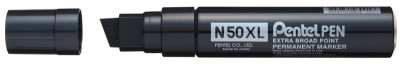 Pentel marqueur permanent N50XL, pointe large, noir