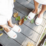 Franz Mensch pantoufles à usage unique homme CLASSIC HYGONORM, ouvert, blanc Franz Mensch pantoufles à usage unique homme CLASSIC HYGONORM, ouvert, blanc