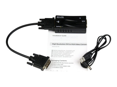 Startech : HIGH RESOLUTION VIDEO DVI TO VGA CONVERTER