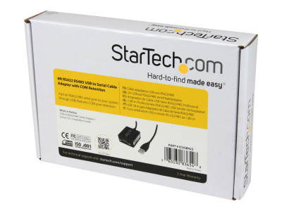 Startech : 6 FT 1 PORT RS422 RS485 USB TO SERIAL cable ADAPTER