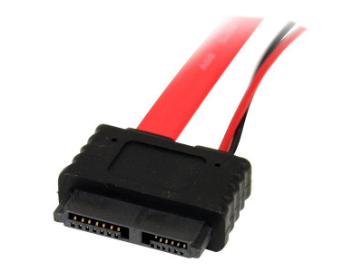 Startech : 36IN SLIMLINE SATA FEMALE TO SA W/ LP4 POWER cable ADAPTER