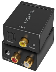 LogiLink Convertisseur audio, analogique vers numérique,