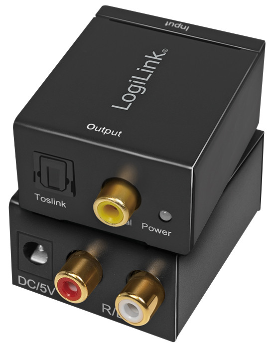 LogiLink Convertisseur audio, analogique vers numérique,