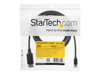 Startech : 6 FT MINI DISPLAYPORT TO DISPLA ADAPTER cable - M/M