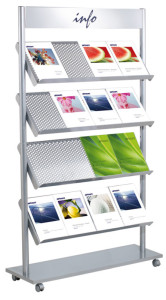 Kerkmann Brochure Porte-Rico, pour 20 x A4, argent aluminium