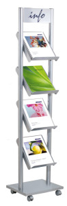 Kerkmann Brochure Porte-Rico, pour 20 x A4, argent aluminium