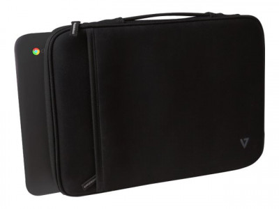 V7 : SLEEVE ELITE 11.6 INCH NETBOOK BLK avec HANDLE